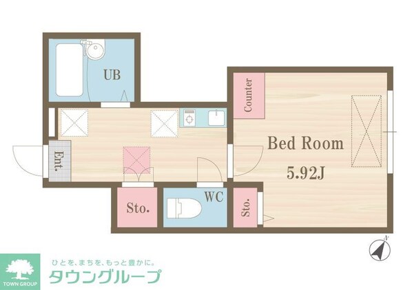 フローラメゾン北大塚の物件間取画像